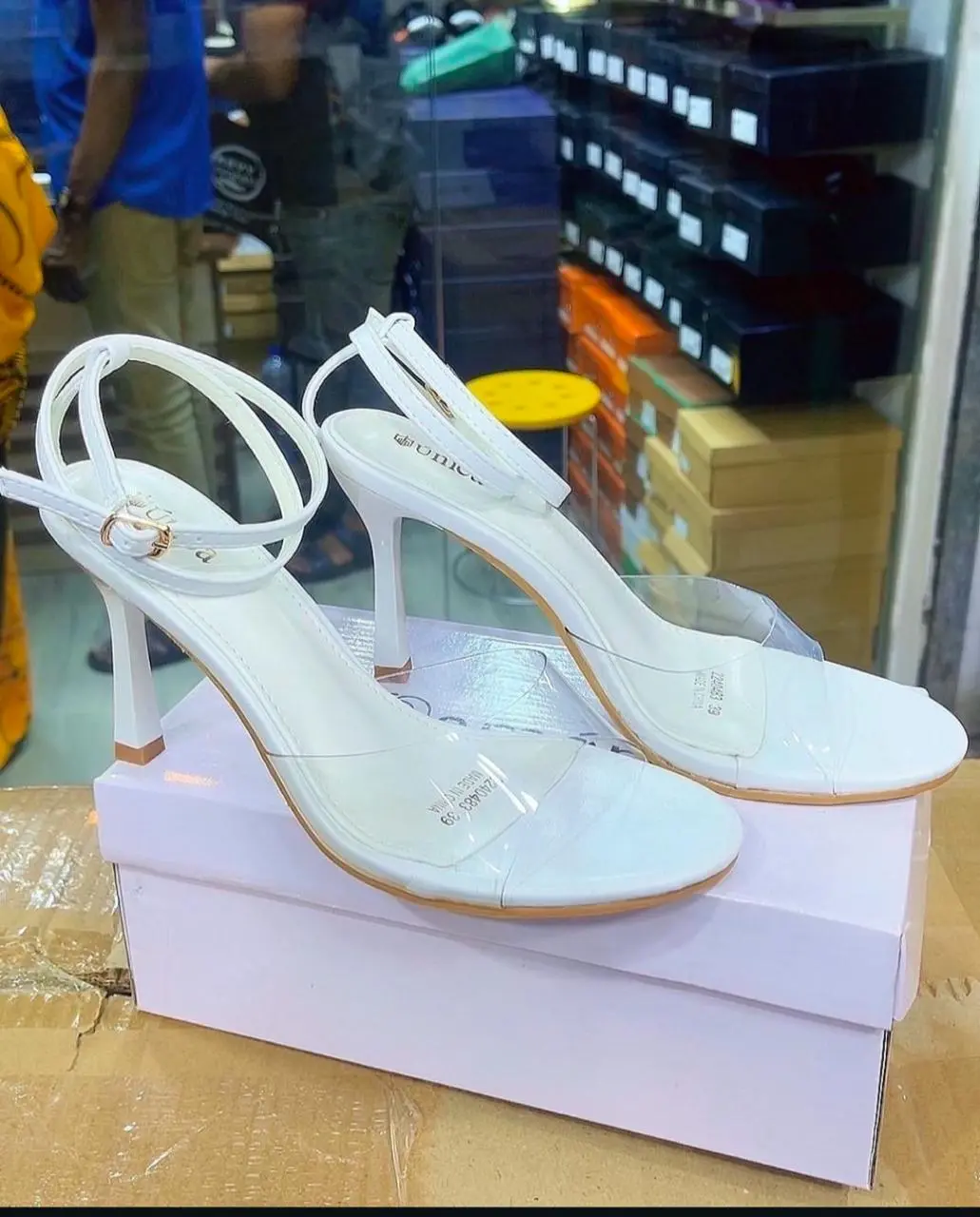 Image 4 of Open clear heels