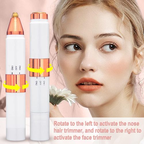 Image 2 of 2 in 1 Rechargeable flawless duo perfect  shaver for facebodyeyebrows hair removal