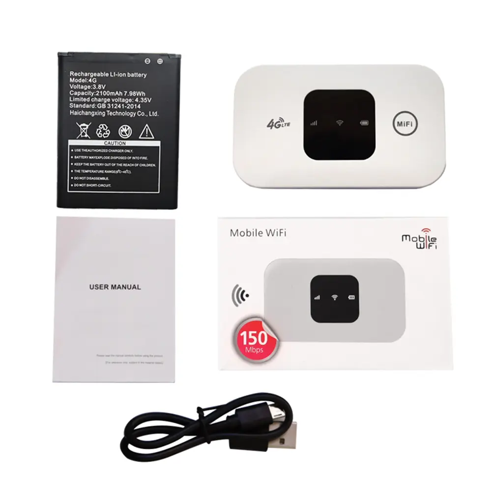 Image 3 of 4g lte mobile wifi router with sim card slot