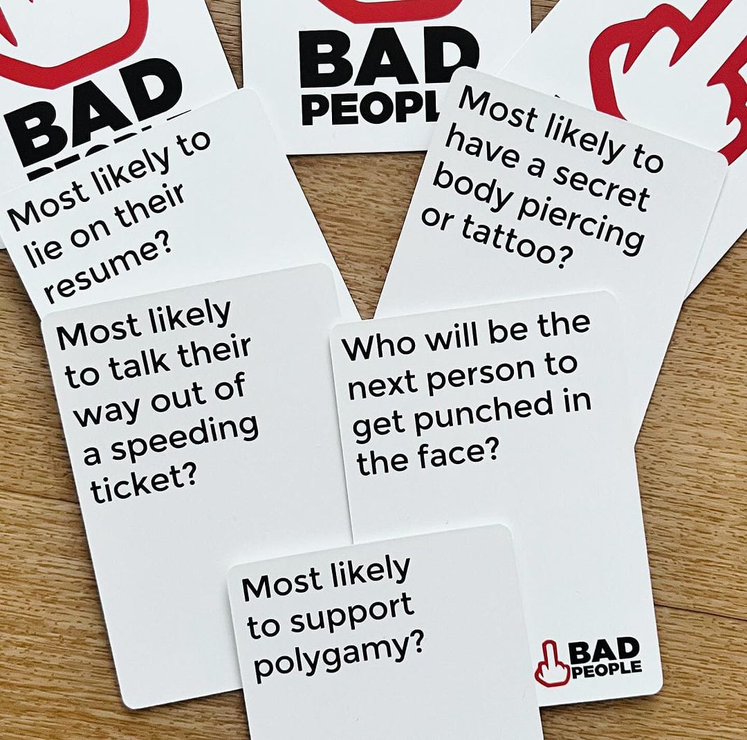 Bad people: party game